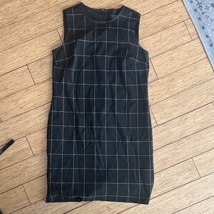 LAUREN Ralph Lauren Black Checkered Mini Dress size 4